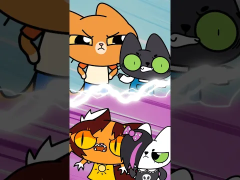 Girls Vs. Boys! Who will win? 🙀👀 #animation #simba #funny #cat
