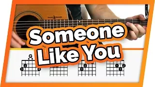 Download Someone Like You Guitar Tutorial (Adele) Easy Chords Guitar Lesson MP3