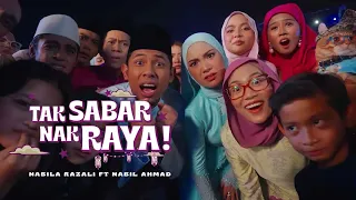 nabila razali feat nabil ahmad tak sabar nak raya official music video 