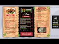 Food and Restaurant Menu Design in Illustrator