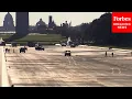 WATCH Workers Clean Floor Of Emptied Lincoln Memorial Reflecting Pool In Washington D C