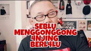 seblu mengonggong 4njing berlalu