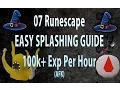 AFK Splashing Guide 100K Exp Per Hour Fire Wave Old School Runescape