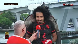 نسر الأهلي في شوارع ميامي دخول مفاجئ من أحد جماهير النادي الأهلي وتوقعاته للفريق في المونديال  نسر الأهلي في شوارع ميامي دخول مفاجئ من أحد جماهير النادي الأهلي وتوقعاته للفريق في المونديال