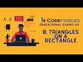 B Triangles on a Rectangle Educational Codeforces Round 119 Rated for Div 2