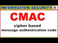 CMAC cipher based message authentication code information security