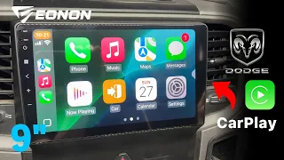 Eonon Android Car Stereo Installation Guide Wireless CarPlay 2013-2018 Dodge RAM 1500 2500 3500