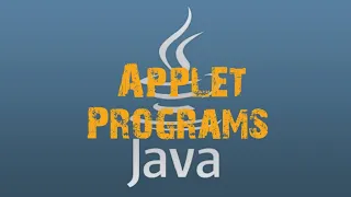 Displaying graphics in applet program