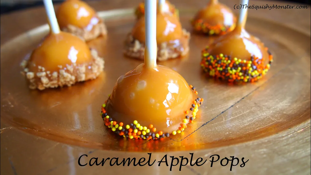 How to Make Caramel Apple Pops + Get It To Stick!