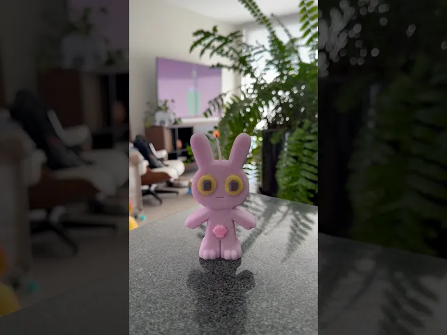 Cute Bunny Candle Mold – 3D Printable Master video thumbnail