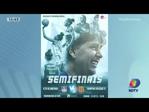 Basquete: KTO Blumenau entra em quadra no sábado contra Sampaio Basquete na semifinal da IBF 2021