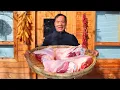 4 Huge Pork Shanks Made into Meat Dish Broth Mixed with Starch and Steamed! | Uncle Rural Gourmet