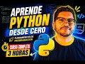 APRENDE PYTHON DESDE CERO CURSO COMPLETO de PROGRAMACION para PRINCIPIANTES 3 HORAS