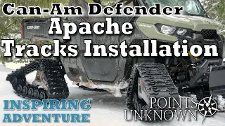 apache 365 lt tracks install on can am defender side by side