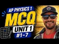 AP Physics 1 Unit 1 MCQ s 1-7 AP CLASSROOM PROGRESS CHECK MCQ s