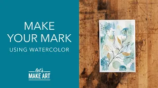 Let S Paint Make Your Mark Easy Ink And Wash Watercolor Painting By Sarah Cray Of Let S Make Art  Let S Paint Make Your Mark Easy Ink And Wash Watercolor Painting By Sarah Cray Of Let S Make Art