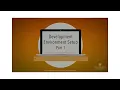 Development Environment Setup Part 1