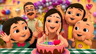 Birthday Song | मम्मी का जन्मदिन 🍰 | Hindi Rhymes - Zappy Toons