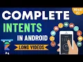 Intent in Android - Types of Intents Data Passing Using Intents