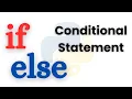 Python If Else Conditional Statements Tutorial for Beginners Decision Making in Python
