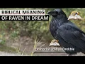 Biblical Meaning of RAVEN in Dream I Dream About Raven Crows