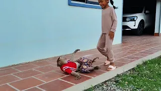 Theany Picks Up YaYa Hard Because of joyful reacting