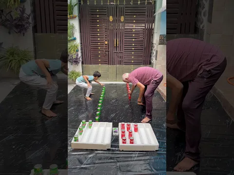 Speed Vs Strategy Pickup Challenge, Wait for End!! #familygames #familychallenge