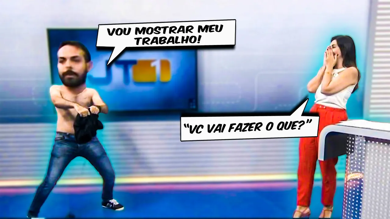 INVADI O JORNAL DA GLOBO AO VIVO E DANCEI SEM CAMISA : MANDE A SUA #243