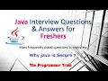 Java interview questions and answers why java is secure language