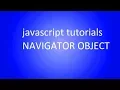 navigator object browser name and version using javascript