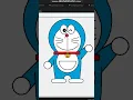 Drawing Doraemon by python turtle Python programming