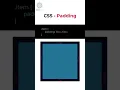 How does padding work on CSS