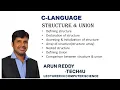 C LANGUAGE PART 15 - STRUCTURE UNION