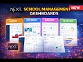 Next js School Management System Dashboard Role Based Admin Student Teacher Parent UI