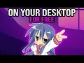 Free Easy GifDisplay on Desktop Dancing Konata DevsMarket