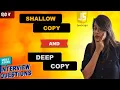 Deep Copy vs Shallow Copy Javascript Interview questions and answers in hindi