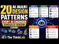 20 AI Agent Design Patterns Every AI Engineer Should Know 2026