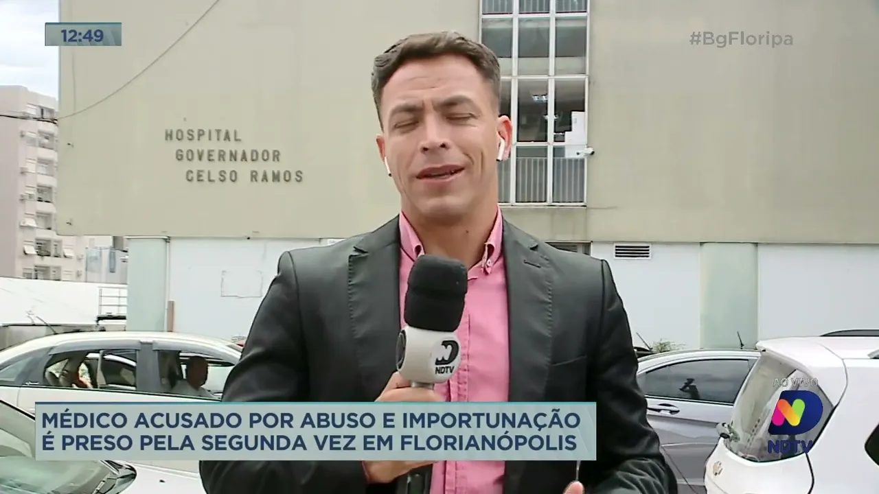 Médico acusado por abuso e importunação é preso pela segunda vez em Florianópolis