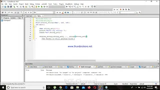 C Programming Reverse a String using recursion