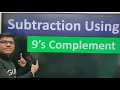 Subtraction Using 9 s complement Subtraction using 9 s complement 9s complement Subtraction