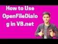 How to Use OpenFileDialog in VB net Shubham Jangid
