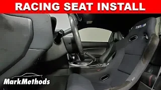 How To Install Aftermarket Seats NRG Buddy Club Seat Rails BRZ