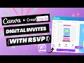 Canva Digital Invitation Tutorial Yes with RSVP CreatEcards App