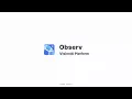 Observ Getting Started with VisionAI Observ 1min Introduction