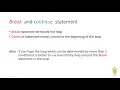 Part 4 3 Break and continue statement in java