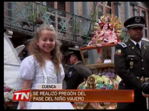 Se realizó pregón del pase del niño viajero