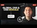 Global CSS vs CSS Modules in Next js Key Differences Styling Best Practices