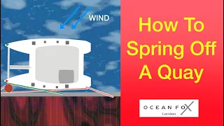 How To Spring off a Quay. Sailing Ocean Fox