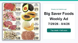 Big Saver Foods Weekly Ad 26 - 26 Top Deals