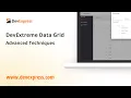DevExtreme Grid with Reporting Advanced Editing